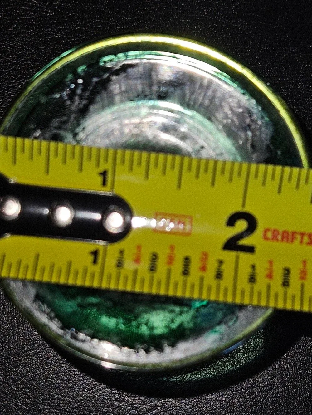 Vintage Emerald Green Coupe Glasses with White Stripe and Gold Trim- Set of 2